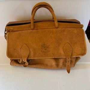 Vintage IL Bisonte Travel Tote